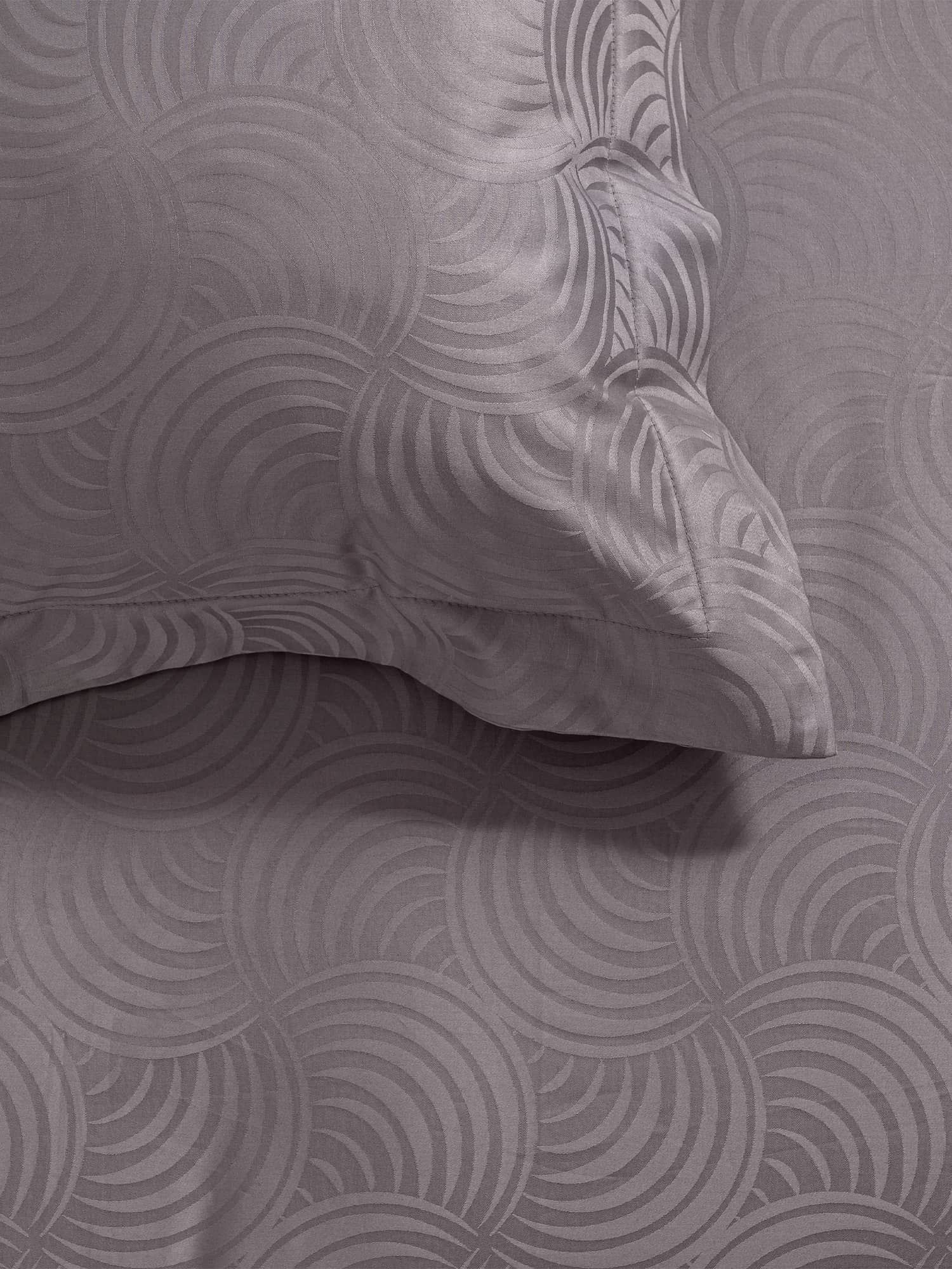 posteljina siva tamna čelik boja plahta navlaka jastučnica damast 100 posto pamuk