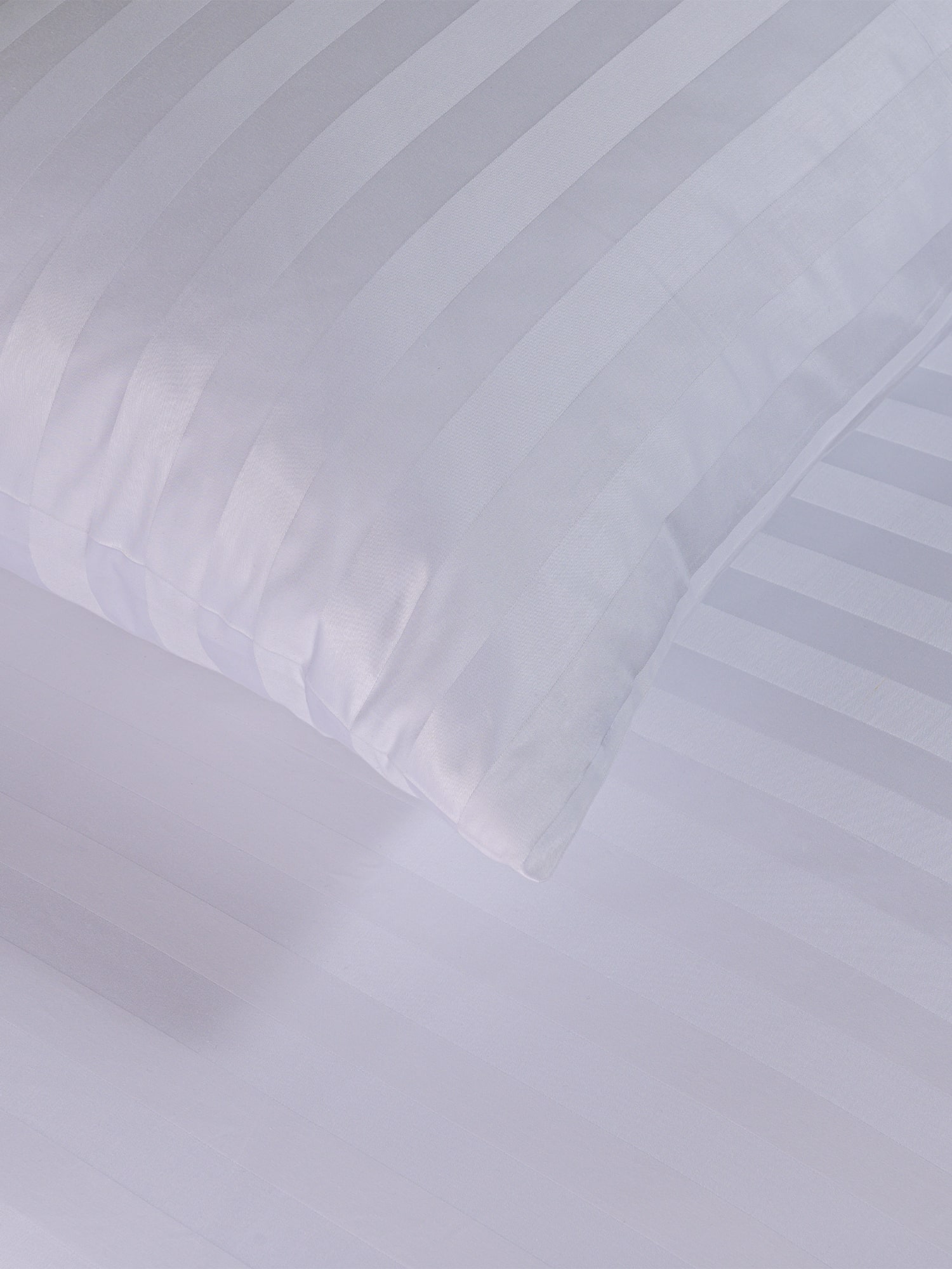 posteljina bijela pruge damast 100 posto pamuk sjajna posteljina za apartmane