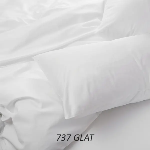 bijela posteljina glat
